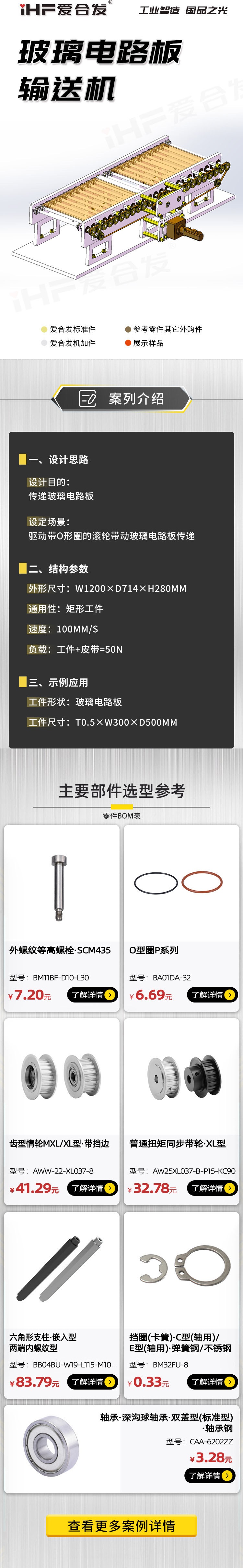 案例介紹：玻璃電路板輸送機